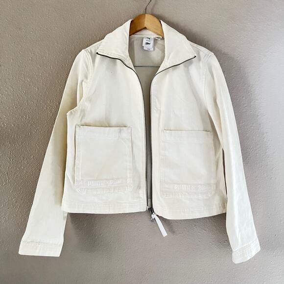 Puma X Naturel White Denim zip up jacket - Picture 6 of 8